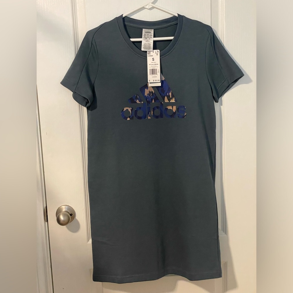 🌟HP🌟NWT Adidas Women’s Teeshirt Dress Size S